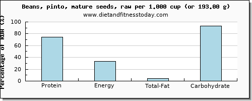 protein and nutritional content in pinto beans